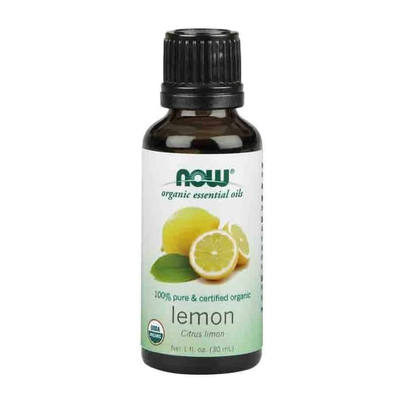 Now Foods, 100% Pure Lemon Essential Oil, Certified Organic, 30ml